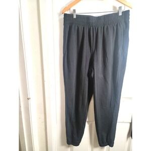 Fila Mens Black Elastic Waist Jogger Pants Size XL